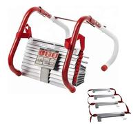 Emergency Fire Escape Ladder - Portable with Non-Slip Rungs for Safe Evacuation from High Buildings