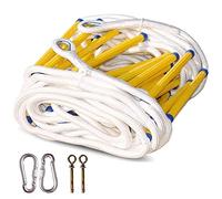 Emergency Fire Escape Ladder - Quick-Deploy Flame Resistant Safety Rope for Home Emergencies, Essential Portable Fire Safety Equipment for Rapid Evacuations