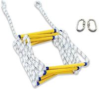 Emergency Fire Escape Ladder - Quick Deployment, Reusable Rope Ladder for High-Rise Buildings - Compact Storage, Perfect Safety Gear for Home & Office Evacuations