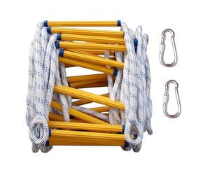 Emergency Fire Escape Ladder - Reusable & Flame Resistant, Multi-Story Safety for Home Windows, Secure Hooks for Quick Escape, Ideal for Family Emergency Preparedness