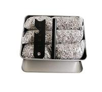 Emergency Fire Starter 3.15" Ferro Rod Striker Magnesium 6 Bags Waterproof Tin Box for Camping Hiking Bushcraft Backpacking Outdoor Survival Bug Out Bag Prepareness