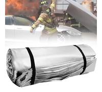 Emergency Fireproof Blankets Car, 1100°C Reusable Emergency Fire Suppression Blanket, Reusable Quick Unfolding, Survival Safe Blankets for EV Battery & Engine Fires