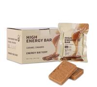 Emergency Food Bars - Caramel Cinnamon Hardtack, Mre Meals Military 2025, Long Shelf Life, Emergency Meals Ration Bars, Emergency Supplies for Disaster Preparedness, 12 Count