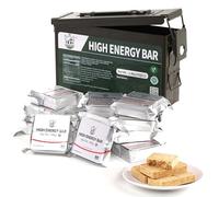 Emergency Food Ration Bars - Waterproof Metal Storage Box Packing, Long Shelf Life Emergency Food Supplies, 9 Days Food Rations Supply for Outdoor Camping Hiking Snowstorm,12 Count