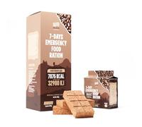 Emergency Food Supply 7-days Coffee Mocha Biscuit Bars MRE Meals Military 2024 Survival Kit - 20 Years Shelf Life Camping Hiking Supplies