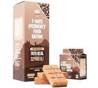 Emergency Food Supply 7-days Coffee Mocha Biscuit Bars MRE Meals Military 2024 Survival Kit - 20 Years Shelf Life Camping Hiking Supplies