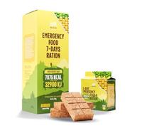 Emergency Food Supply 7-days Pineapple Biscuit Bars MRE Meals Military 2023 Survival Kit - 20 Years Shelf Life Camping Hiking Supplies