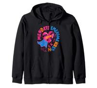 Emergency Heart Superhero Design Zip Hoodie