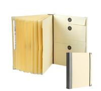 Emergency Information Binder - in Case I Go Missing Emergency Information Binder, Organised & Easy-to-Use Structure for Critic al Details, Practical Tool for Family Safety Preparedness (Khaki)