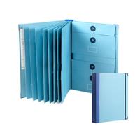 Emergency Information Binder - in Case I Go Missing Emergency Information Binder, Organised & Easy-to-Use Structure for Critic al Details, Practical Tool for Family Safety Preparedness (Blue)