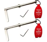 Emergency Key Elevator Door Key for Door Elevator Firefighter Tools (2)