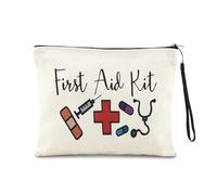 Emergency Kit Bag for Wedding School Medication Medical Bag Organiser for Women Men Practical First Aid Kit Zip Pouch for Travel Supplies Portable Pills Medicine Pouches for Handbag Bags