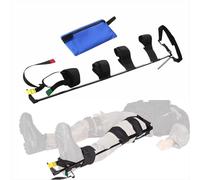 Emergency Leg Traction Splint - Fracture Immobilizer for Calf and Thigh, Adjustable First Aid & Rescue Device with Padded Straps for EMS, Ambulance, Outdoor Trauma Care (Adult-1)