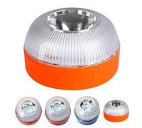 Emergency Light V16,V16 Breakdown Beacon,Portable Amber LED Strobe,Car Emergency Beacon Light,Roadside Accident Caution Alert,Rechargeable Magnetic Induction Strobe Lights for Highway Driver