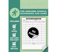 Emergency Lighting Log Book : Emergency Lighting Testing Logbook, Emergency Light Inspection & Maintenance Record Sheet For Landlords, Schools, Businesses, Inspection Book