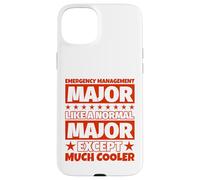 Emergency Management Student Graduation - Except Much Cooler Case for iPhone 15 Plus