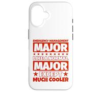 Emergency Management Student Graduation - Except Much Cooler Case for iPhone 16