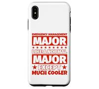 Emergency Management Student Graduation - Except Much Cooler Case for iPhone XS Max