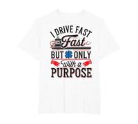 Emergency Medical Technician Ambulance Technician Paramedic T-Shirt, Men's Big and Tall, White, 3X Tall