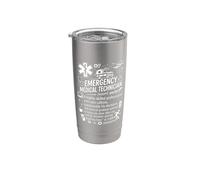 Emergency Medical Technician Funny Definition Graphic Design Stainless Steel Insulated Tumbler
