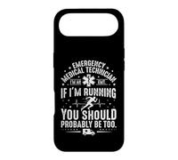 Emergency Medical Technician If I Am Running Funny EMT Art Case for iPhone Air