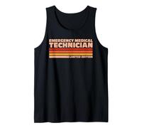 Emergency Medical Technician Retro Sunrise Tank Top