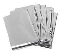 Emergency Mylar Blankets, Thermal Survival Blanket for Outdoor Camping, Hiking, Cold Weather, Space Heat Foil, Emergency Shelter, Garden Greenhouse Cover, Individually Wrapped