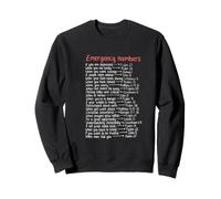 Emergency Numbers Bible Verses Call Upon Me In Time Of Need Sweatshirt