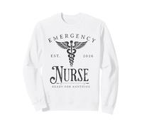 Emergency Nurse ER Est. 2026 Vintage Nursing School Student Sweatshirt