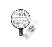 Emergency Nurse Gift ED Intensive Care Gift Critical Care Nurse Thank You Gift Nursing Life Badge Reel (Emergency nur Badge)