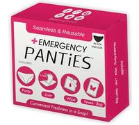 Emergency Panties 3in1 Hygiene Kit Includes Seamless Bikini Underwear, Fresh Wipe & Liner Accidents Travel On-The-Go Toiletry Kit