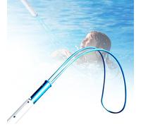 Emergency Pool Rescue Pole - Aluminum Telescopic Safety Hook for Swimming Pools and Water Parks - Essential Safety Equipment for Swim Clubs
