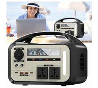 Emergency Power Supply, Outdoor Portable Power Station with LED Light, Digital Display Panel, 3 Charging Methods, Fast Charging, Portable Charger for Camping, Outdoor, Travel, RV