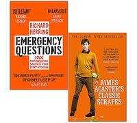 Emergency Questions By Richard Herring & James Acaster's Classic Scrapes By James Acaster 2 Books Collection Set
