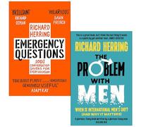 Emergency Questions & The Problem with Men By Richard Herring 2 Books Collection Set