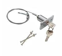 Emergency Release Lock Kit, Secure Universal Garage Door Opener Reliable Anti-Theft Emergency Disconnect Release Key Lock with 2 Keys for Garage, Roller Shutter, Storehouse
