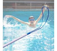 Emergency Rescue Pole, Telescopic Aluminum for Swimming Pool Safety, Helps Save Drowning Swimmers