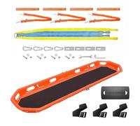 Emergency Rescue Stretcher with ABS Shell, 772lbs Capacity | Portable Basket Design for Helicopter, Ship & Sports Field Operations