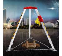 Emergency Rescue Tripod 1200/1800/2600 lbs HeavyDuty Lifting Device with 20/30m Aluminum Winch Portable Tripod Kit for Confined Spaces Rescue Operations