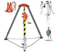 Emergency Rescue Tripod, Heavy-Duty Fire Safety Tripod, Multi-Function Lifting and Rescue Equipment, Portable Tripod for Firefighters and Emergency Response