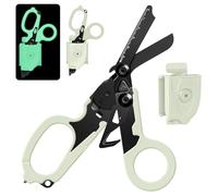 Emergency Response Shears, Stainless Steel Foldable Scissors Pliers, Outdoor Camping Rescue Scissors Tools