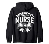 Emergency Room Emergency Department Funny ER Nurse Zip Hoodie