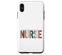 Emergency Room Nurse Leopard Block Letters Case for iPhone XS Max