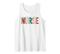 Emergency Room Nurse Leopard Block Letters Tank Top