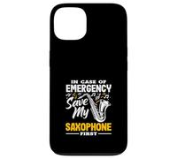 Emergency Save My Saxophone First Funny Saxophonist Case for iPhone 13