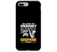 Emergency Save My Saxophone First Funny Saxophonist Case for iPhone 7 Plus/8 Plus