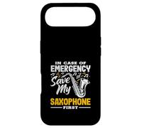 Emergency Save My Saxophone First Funny Saxophonist Case for iPhone Air