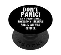 Emergency Services Public Affairs Officer PopSockets Adhesive PopGrip