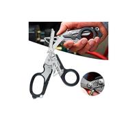 (Emergency shears) Multifunction Raptor 6 In1 Raptor Emergency Response Shears With Strap Cutter And Glass Breaker Black Strap Cutter Safety Hammer