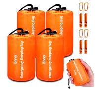 Emergency Sleeping Bag Survival Bag, Cymuber Portable Waterproof Thermal Bivy Sacks Tac Bivvy Bags,Camping Mylar Sleeping Bag Survival Gear Emergency Blankets Survival Shelter